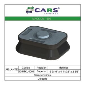 AISLANTE SUPERIOR DELGADA MACK DM-690-10QK-365-A