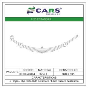 COLOSO T-25 ESTANDAR 5 HOJAS