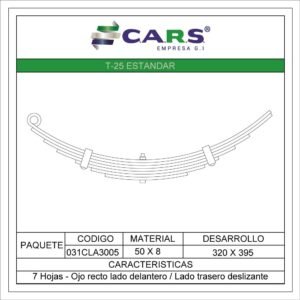 COLOSO T-40 ESTANDAR 7 HOJAS