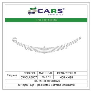 COLOSO T-60 ESTANDAR 6 HOJAS