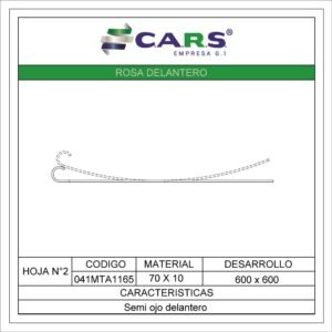 MITSUBISHI ROSA DELANTERA HOJA